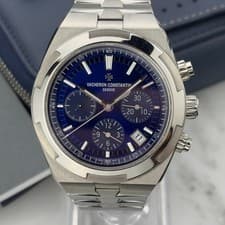 2025 Vacheron Constantin Overseas Blue Dial Chronograph Watch 5520V/210A-B148