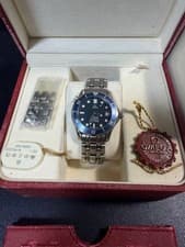 OMEGA Seamaster Professional 300m Automatic 255180 Blue Dial Date Vintage Watch