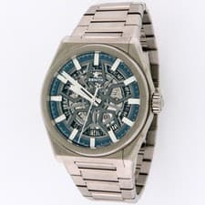 Zenith Defy Classic Skeleton Titanium Bracelet Mens Watch 95.9000.670 41mm B/P