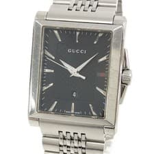 Used GUCCI G Timeless Quartz SS YA138401 138.4