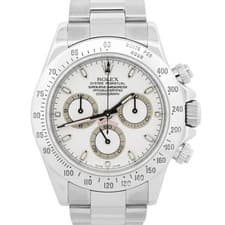 2009 PAPERS Rolex Daytona Cosmograph WHITE Stainless Steel REHAUT 116520 BOX