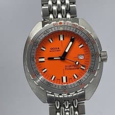 DOXA SUB 750T Limited edition Clive Cussler Diver Automatic watch orange dial