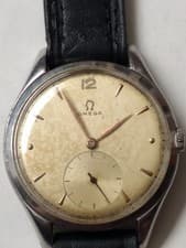 OMEGA 2505-10 JUMBO 38MM CAL 265 ORIGINAL DIAL 11 MILL SERIAL ca1947