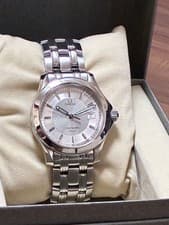 OMEGA Seamaster 120m Quartz Mens Wrist Watch Stainless Steel Date Silver