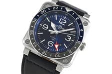 BELL & ROSS BR 03-93 GMT Blue BR0393-BLU-ST/SCA #094