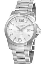 Longines Conquest Quartz Silver Dial 41mm Men's Watch L37594766