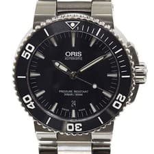 ORIS Oris Men s Watch Aquis Date 01 733 7653 4154 07 Black Dial Automatic Finish