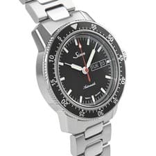 Sinn 104.ST.SA.I.RS Red Second Hand Limited Edition (only 200) on Bracelet Pilot