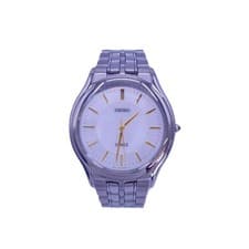 Used SEIKO Quartz watch/analog/stainless steel/WHT/SLV/SACL009