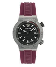 Versace Greca Logo Diver Quartz Black Dial Men Watch VE8G00224