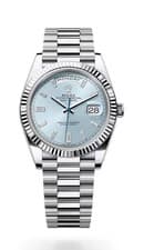 NEW 2026 Rolex Day-Date Platinum 40mm 228236 Ice-Blue Roman Dial