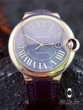 2019 Cartier Ballon Bleu WSBB0025 Automatic Stainless Steel Blue Dial Watch 42mm