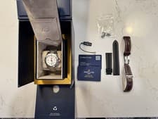 Breitling Avenger Automatic GMT 43 Watch White Dial with Box and Papers