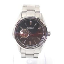 Used Ft1331381 Seiko Watch Presage 4R38-00S0 Black Dial Men's SEIKO Used