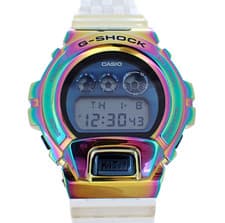 KITH x G-SHOCK CASIO Collabo Limited Edition GM-6900 Rainbow Bezel From JAPAN