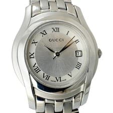 Used Gucci 5500L Used Ladies Watch Quartz Stainless Steel Battery Replaced