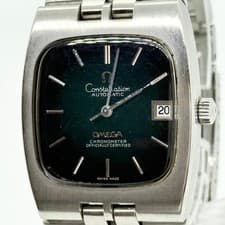 OMEGA Constellation Green AT Men's Chronometer Watch Authentic From Japan