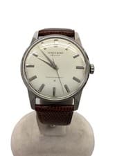 SEIKO Hand-wound Watch J14100, White Dial, Leather Band, Used