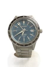 Seiko Automatic Watch Analog Stainless Steel Silver Used