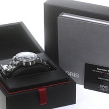 ORIS Aquis Date Automatic Men's Watch 43mm SS Black Dial Box & Guarantee