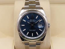 Rolex Datejust 41mm 126334 Blue Dial Men's Wristwatch 2020 Box Papers