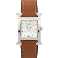 HERMES H Watch HH1.210 Quartz Silver Dial Ladies Watch 90322042