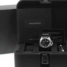 PANERAI SUBMERSIBLE QUARANTA QUATTRO PAM01229 44mm SS Black Dial Rubber #C044