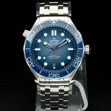 2024 Omega Seamaster Diver 300M Summer Blue 210.30.42.20.03.003 B+P Excellent