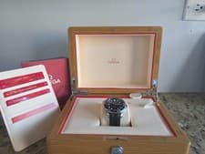 OMEGA Seamaster Diver 300M 210.32.42.20.01.001 Black Wave Dial Box And Papers