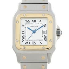Cartier Santos Carre Two Tone Watch 2961