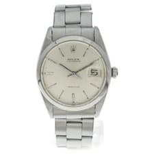 ROLEX 6694 Oysterdate Press John Silver Dial SS manual Wind Stainless Used 9c768