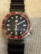 San Martin Automatic 39.5 20ATM Sapphire Italian NBR Rubber Strap NH35A