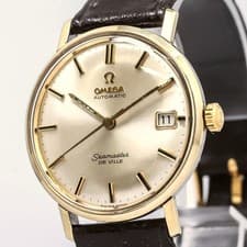 **NEAR MINT** Vintage OMEGA Seamaster De Ville Cal.562 Automatic Gold 34mm Mens
