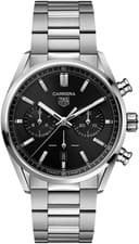 TAG Heuer Carrera Chronograph 42mm Black Dial Steel Auto CBN2010, Unworn 2025