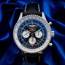 BREITLING Navitimer GMT Chronograph AB0441 AB044121/BD24 w/ BRAND NEW OEM STRAP