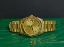 Rolex Day-Date Gold President Wristwatch Roman Numerals Date Day Automatic