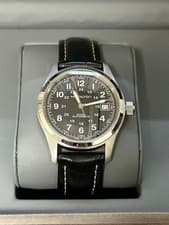 Hamilton Khaki Field Automatic Watch H70455133 38mm Black Dial