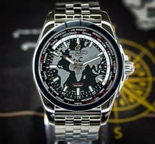 Breitling Galactic Unitime Box & Papers WB3510U4.BD94.375A