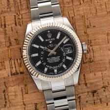 Rolex Sky-Dweller 42mm Stainless Steel Black Dial 326934 - 100% Complete