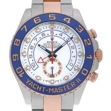 ROLEX Yacht Master II 116681 white Random Number second hand mens
