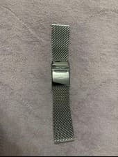 Breitling Stainless Steel Mesh Bracelet Silver Used Authentic