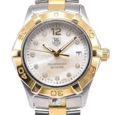 TAG Heuer WAF1425.BB0814 Aquaracer Diamond 10P Ladies Quartz Box Warranty