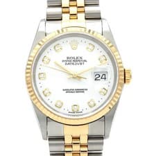 Authentic Rolex Datejust 16233G SSxYG Mechanical Automatic Y-number #230-000...