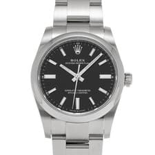 ROLEX Oyster Perpetual 34 124200 black WATCH 726427