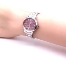 Seiko Lukia SSVW219 Radio Solar Pink Dial Ladies' Watch Excellent Made in Japan