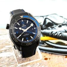 OMEGA Seamaster Planet Ocean "Deep Black" GMT 600M 215.92.46.22.01.002
