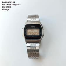 CASIO WW-34 80s “Wide Temp-LC” Vintage