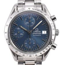 OMEGA Speedmaster 3511.80 Chronograph blue Dial Automatic Men's Watch Q#145985