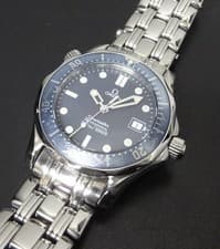 OMEGA Seamaster Professional 196.1527 36mm Blue Bezel Quartz Watch OH Serviced