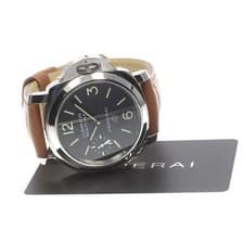 PANERAI LUMINOR MARINA PAM00776 44mm SS Black Dial Hand-Wind Small Seconds #C279